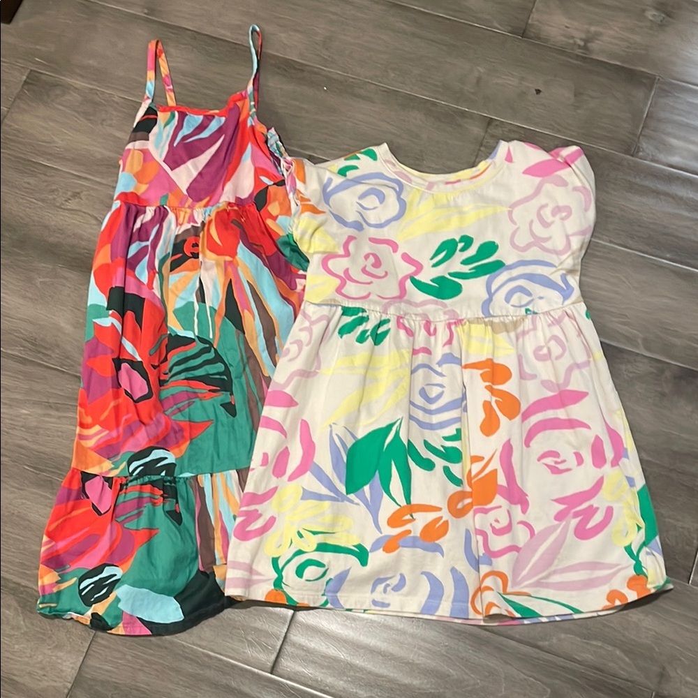 Gap Floral Kids Dresses Set- small